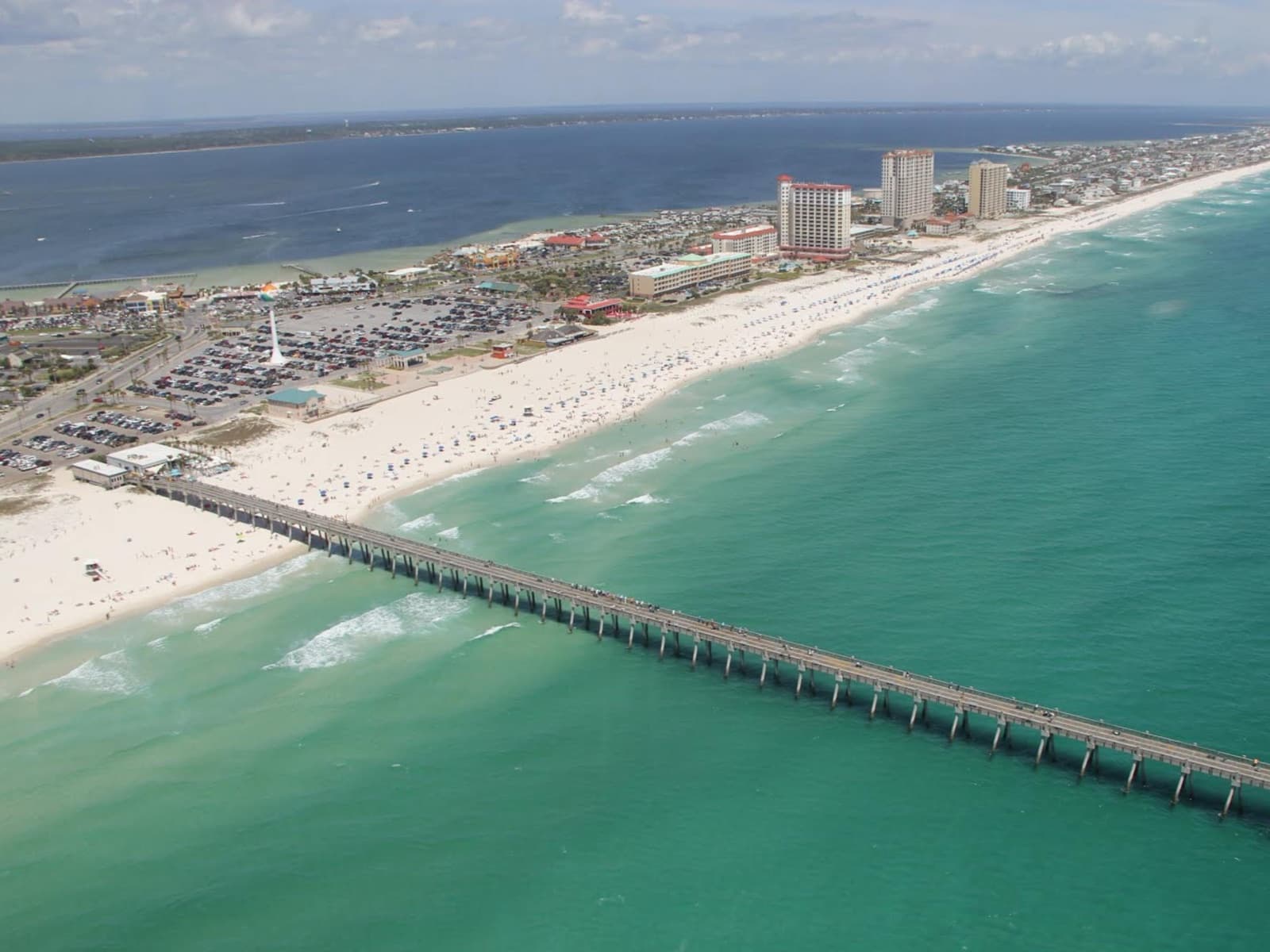 The Pensacola Beach pier today