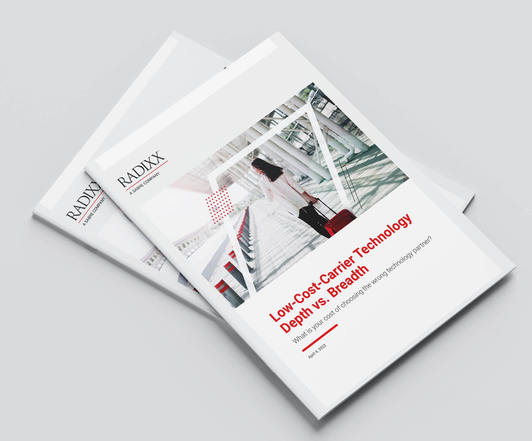 Radixx low-cost-carrier technology brochure covers